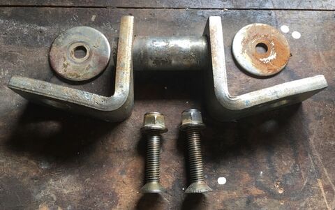 Pivot bolts cleaned ready to install